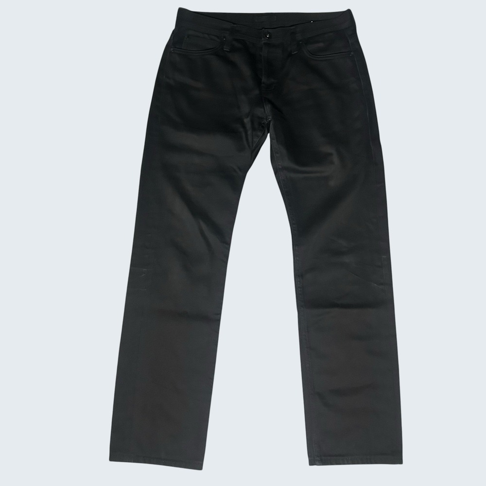 Unbranded Brand Men's 32x31 Black Selvedge Jeans UB155 Skinny 12.5oz